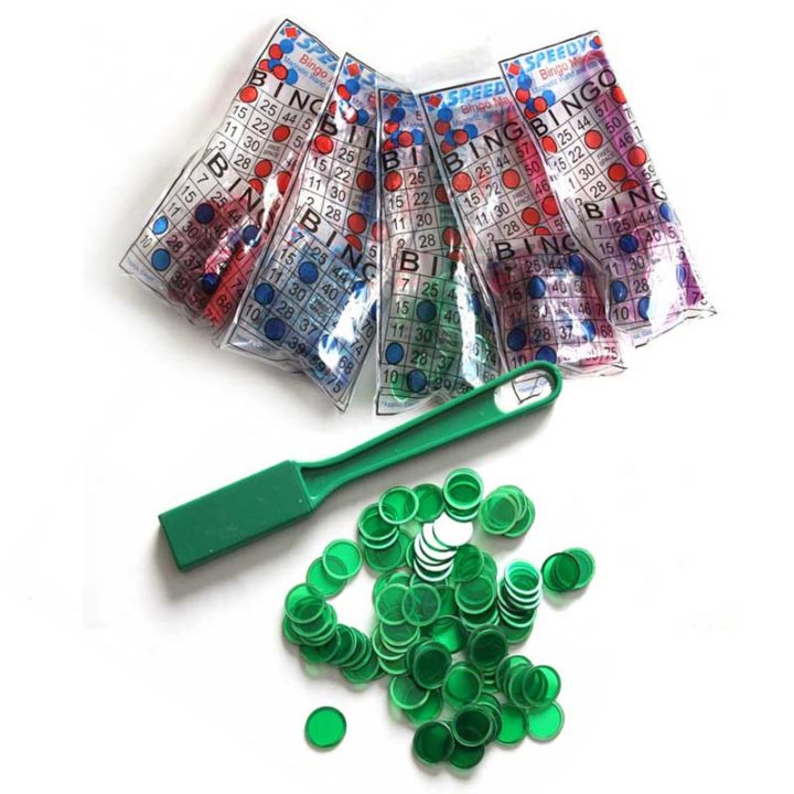 Bingo Accessories Magnetic bingo chip set with wand