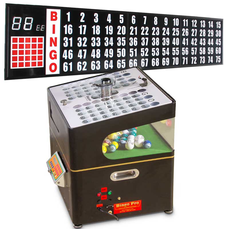 Complete Bingo Systems-bingo verifying machine with 8 ft. flashboard
