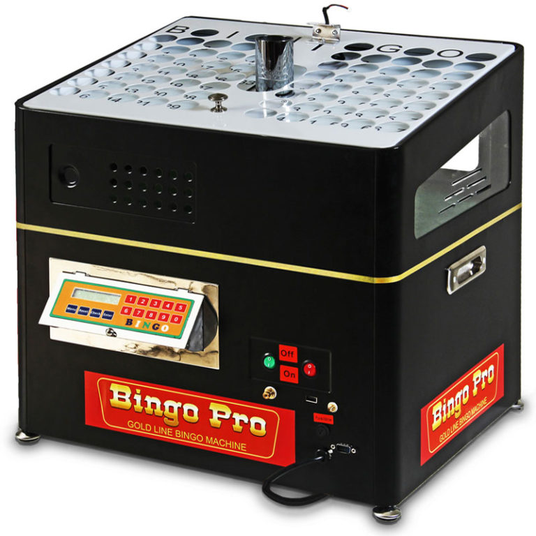 Gold Line Programmable Bingo Blower with BuiltIn Verifier Bingo Pro