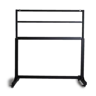Bingo Stands-Rectangular Flashboard Stand with 4 roller legs.