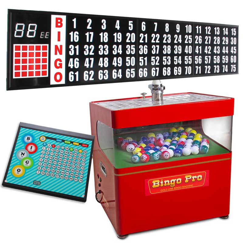 Complete Bingo Systems-bingo machine with 8 ft. flashboard and control panel
