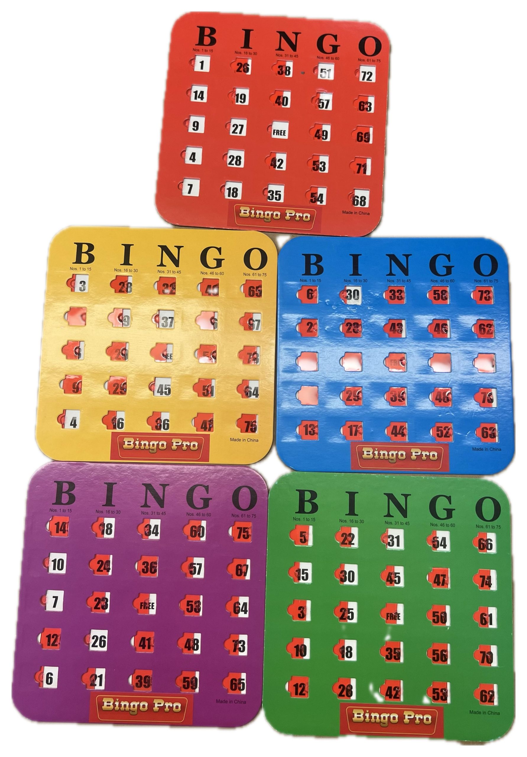 Deluxe Bingo Game Set Bingo Balls with Cage and Bingo Cards with Sliding Windows Shutter Card Roller Cage - Image 2