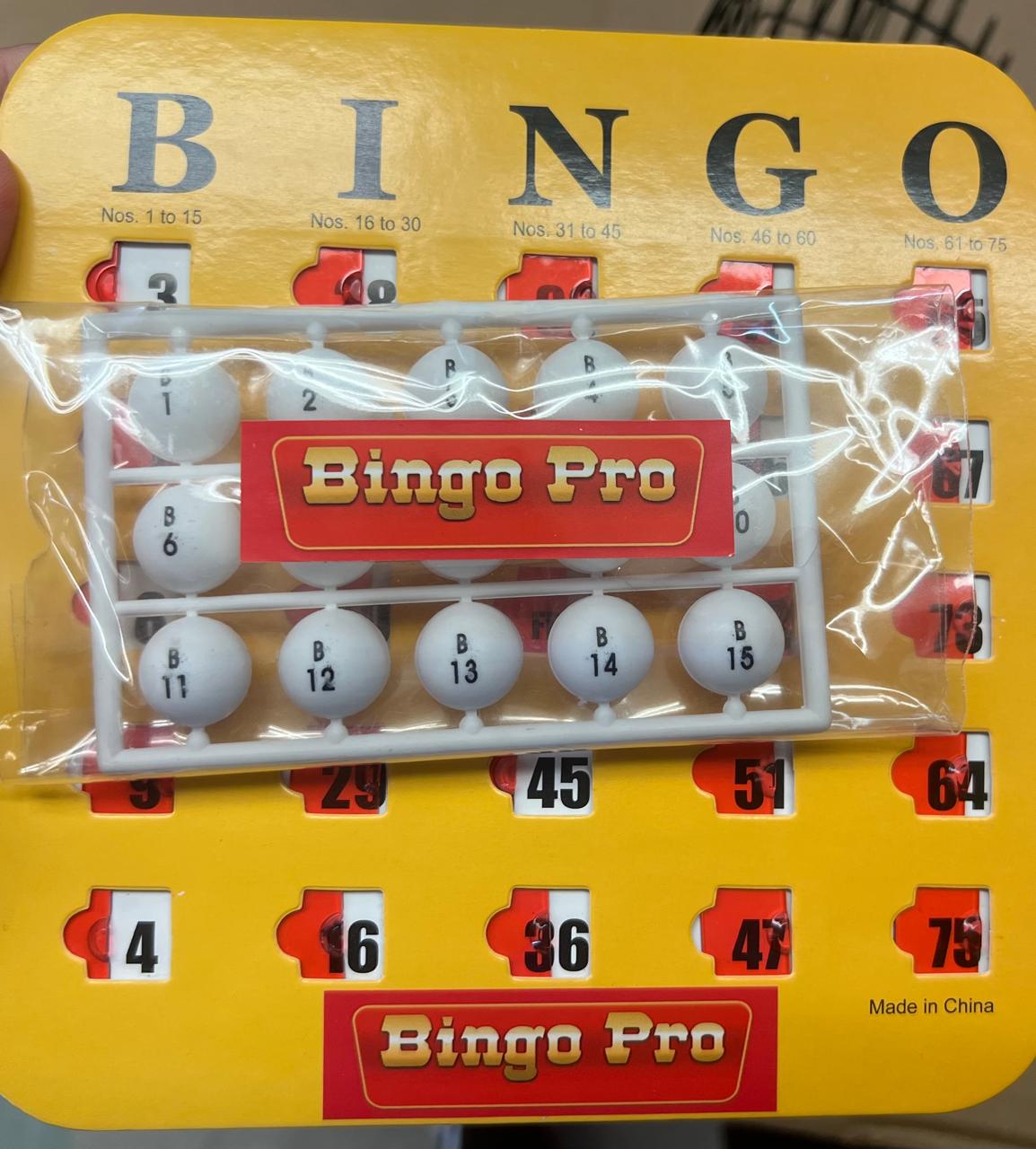 Deluxe Bingo Game Set Bingo Balls with Cage and Bingo Cards with Sliding Windows Shutter Card Roller Cage - Image 3