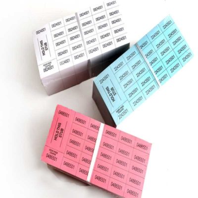 penny tickets bundels in varios colors